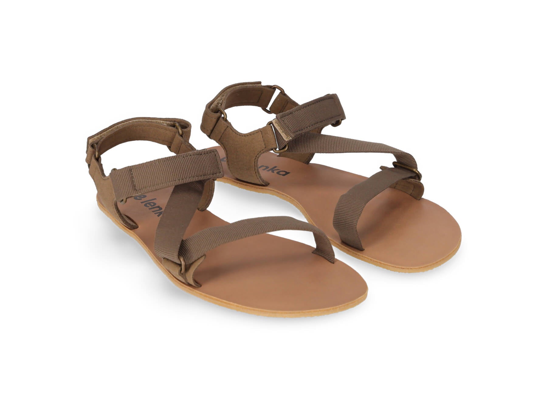 Barefoot Sandals for Women - Be Lenka Flexi Minimalist Shoes in Olive Green | Comfortable & Lightweight for Walking, Travel & Outdoor Activities