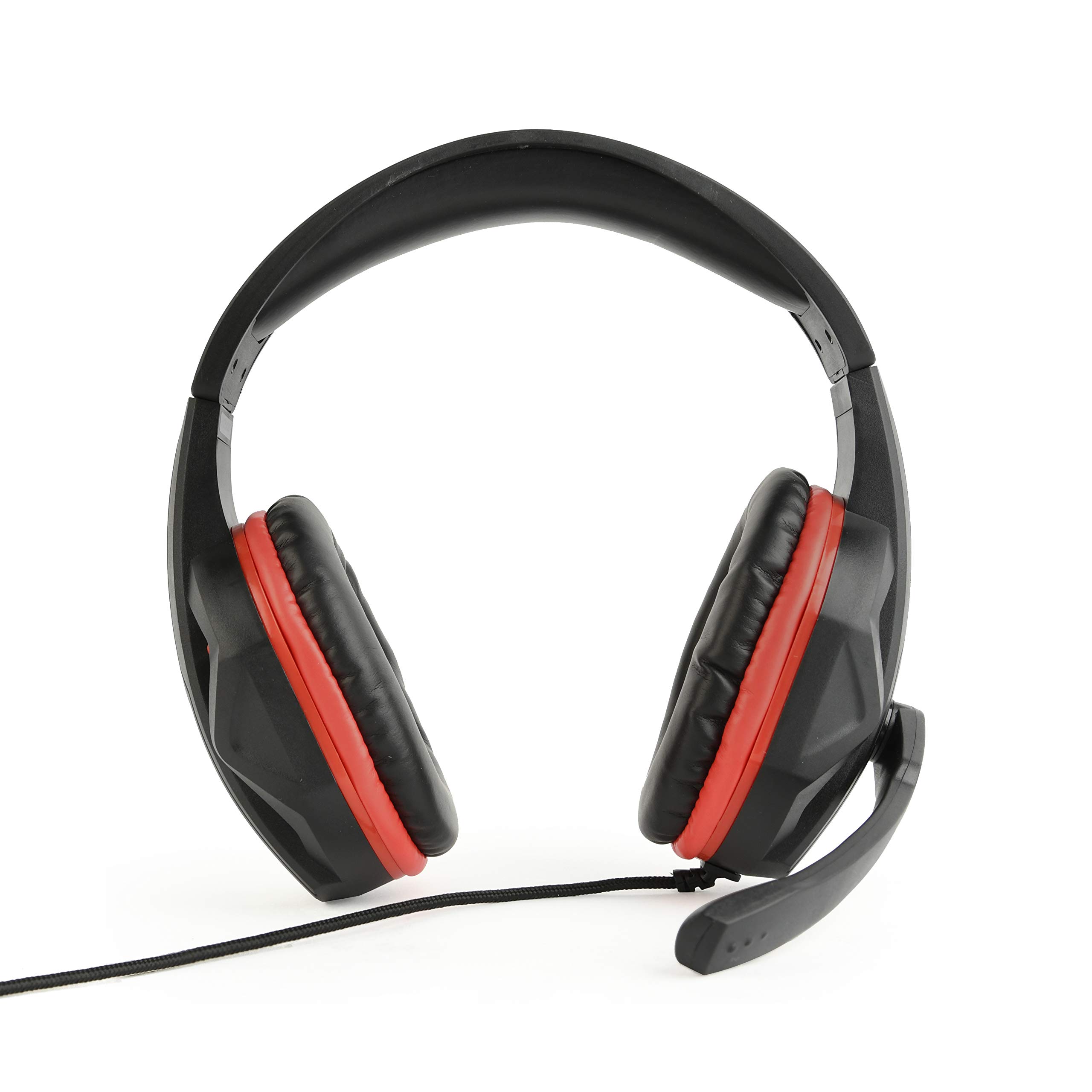 GEMBIRD GHS-03 Professional Gaming Headset with Noise Cancellation - Wired Over-Ear Headphones for PC, PS4, Xbox - Perfect for Esports, Streaming & Online Gaming Sessions