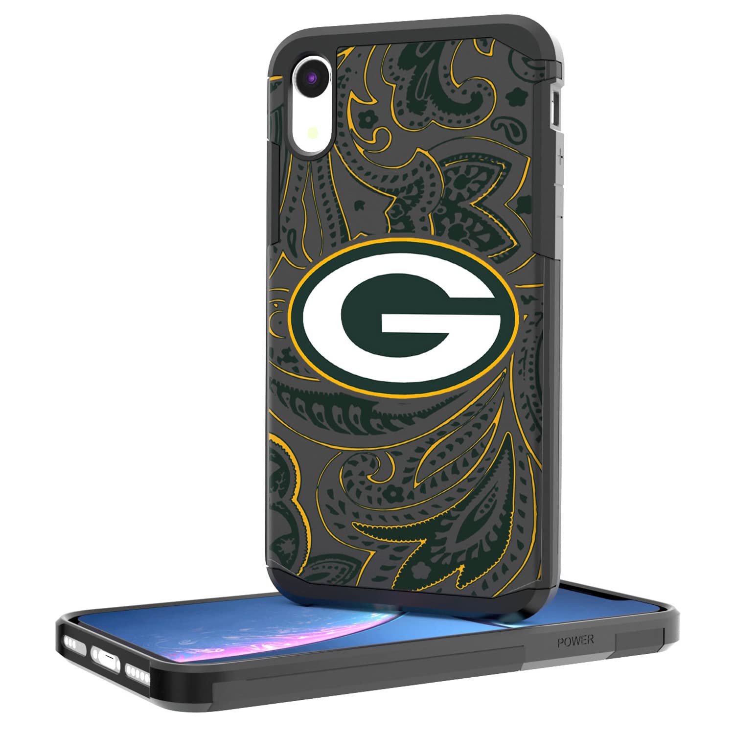 Green Bay Packers iPhone Rugged Case - Durable Paisley Design Protective Cover for iPhone [Model] | Perfect for Game Day, Outdoor Adventures & Everyday Use