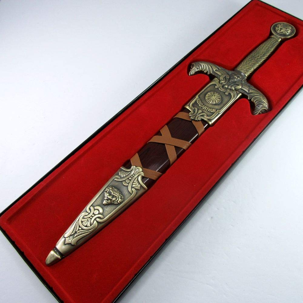 SZCO Supplies King Arthur Dagger - Medieval Replica Collectible Knife for Cosplay, LARP & Historical Reenactment | Perfect for Theater, Halloween Costumes & Display