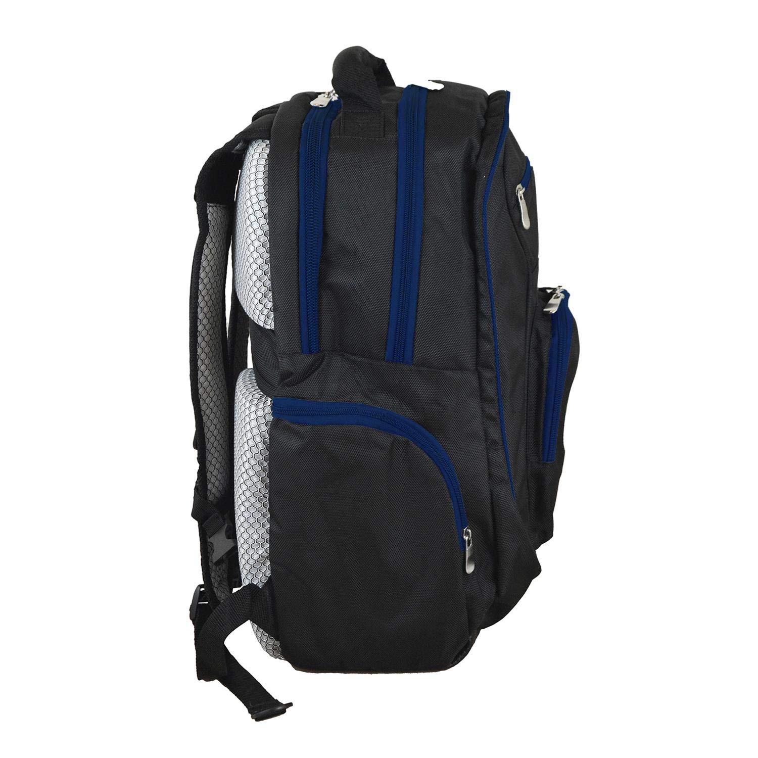 Premium 19-inch Laptop Backpack with USA Olympics Colored Trim - Durable Black Computer Bag for School, Work & Travel - Denco Team Official Licensed Backpack