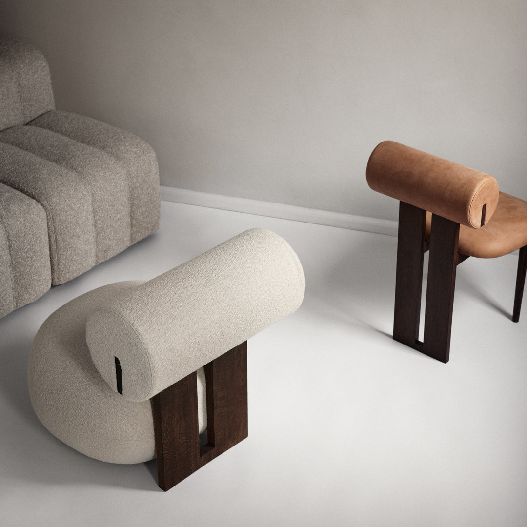 Modern Hippo Lounge Chair - Comfortable & Stylish Accent Chair for Living Room, Bedroom, or Office - Perfect for Relaxing, Reading, or Napping