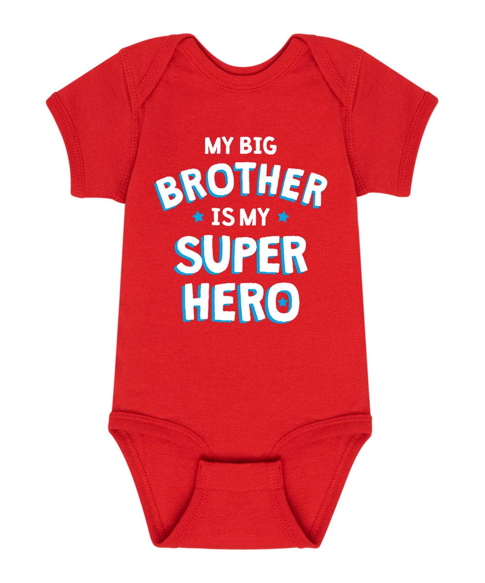 My Big Brother Superhero Baby Onesie - Cute Infant Bodysuit for Newborns & Toddlers - Perfect for Sibling Bonding & Family Photos