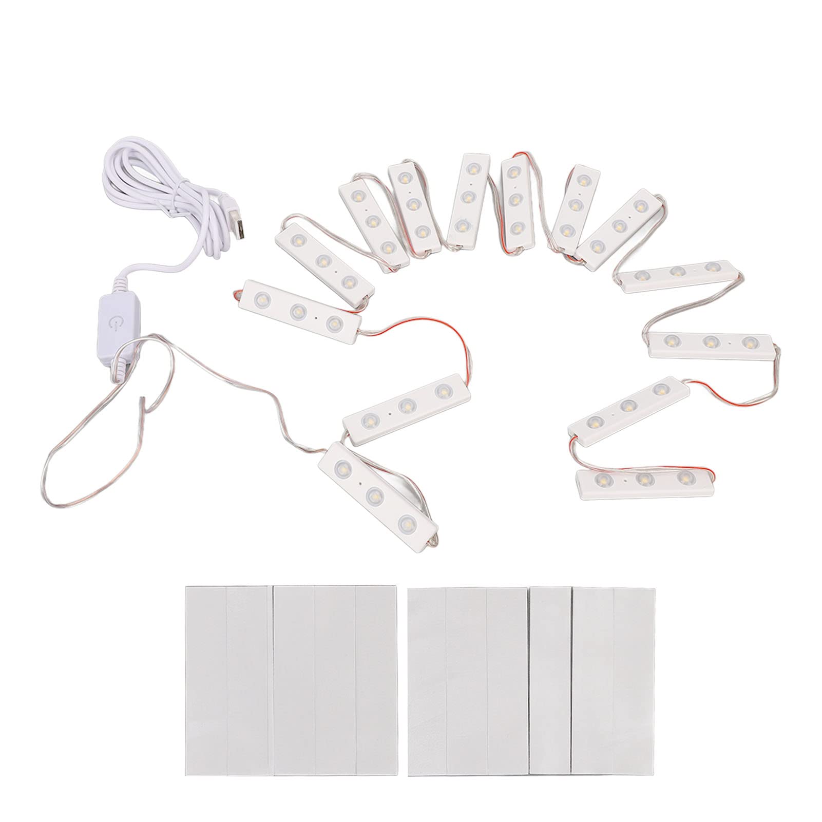 Dimmable LED Vanity Mirror Lights - 10 Ultra Bright Light Bars for Makeup & Bathroom