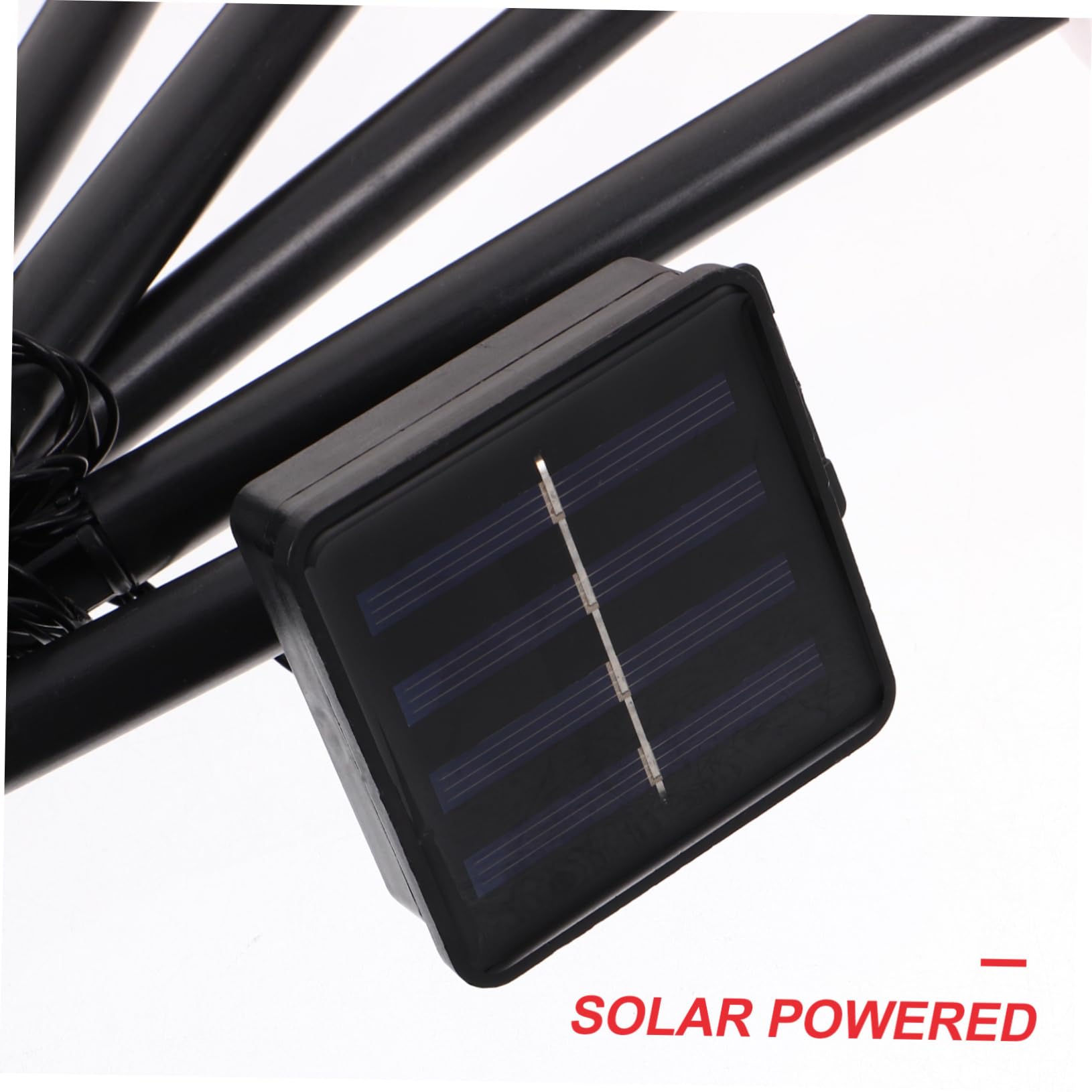 SUPVOX 6 Pack Solar Powered Outdoor Lights - Waterproof Garden Decor, Pathway & Courtyard Lighting, Christmas Deer Yard Decorations for Patio, Lawn & Landscape (Red Plastic)