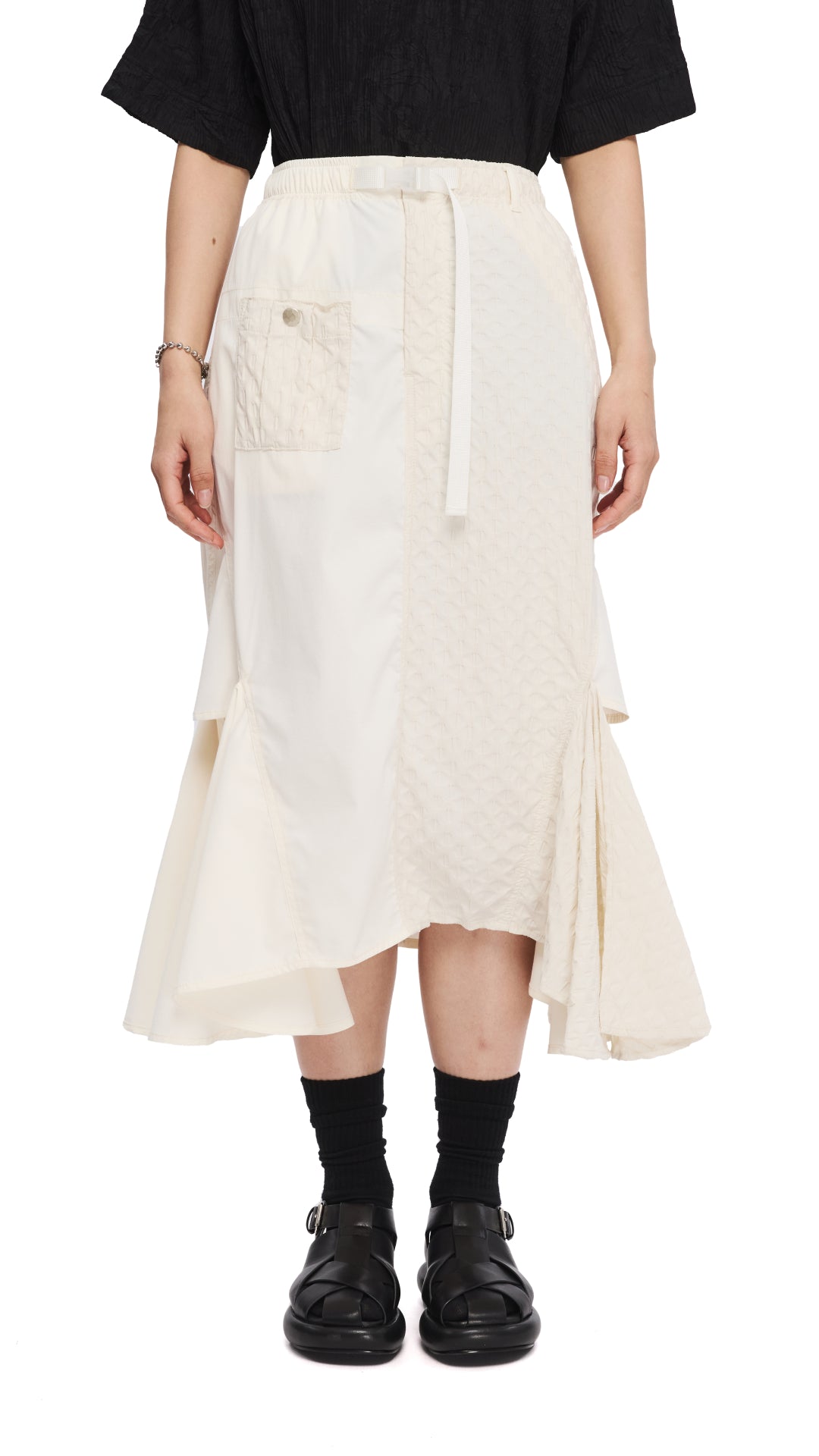 Military Fishtail Skirt for Women - Stylish High Waist A-Line Skirt with Pockets | Perfect for Casual Wear, Office Outfits & Date Nights