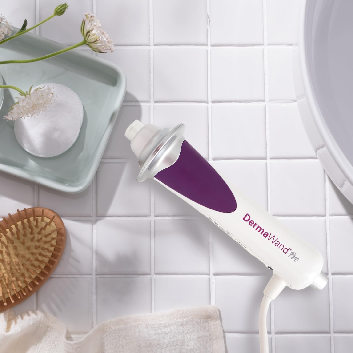 Derma Wand Pro Anti-Aging Skincare Device - Portable Handheld Facial Therapy Machine for Wrinkles & Fine Lines - Rejuvenating Skin Care Treatment for Home Use - Perfect for Daily Skincare Routine & Spa Treatments