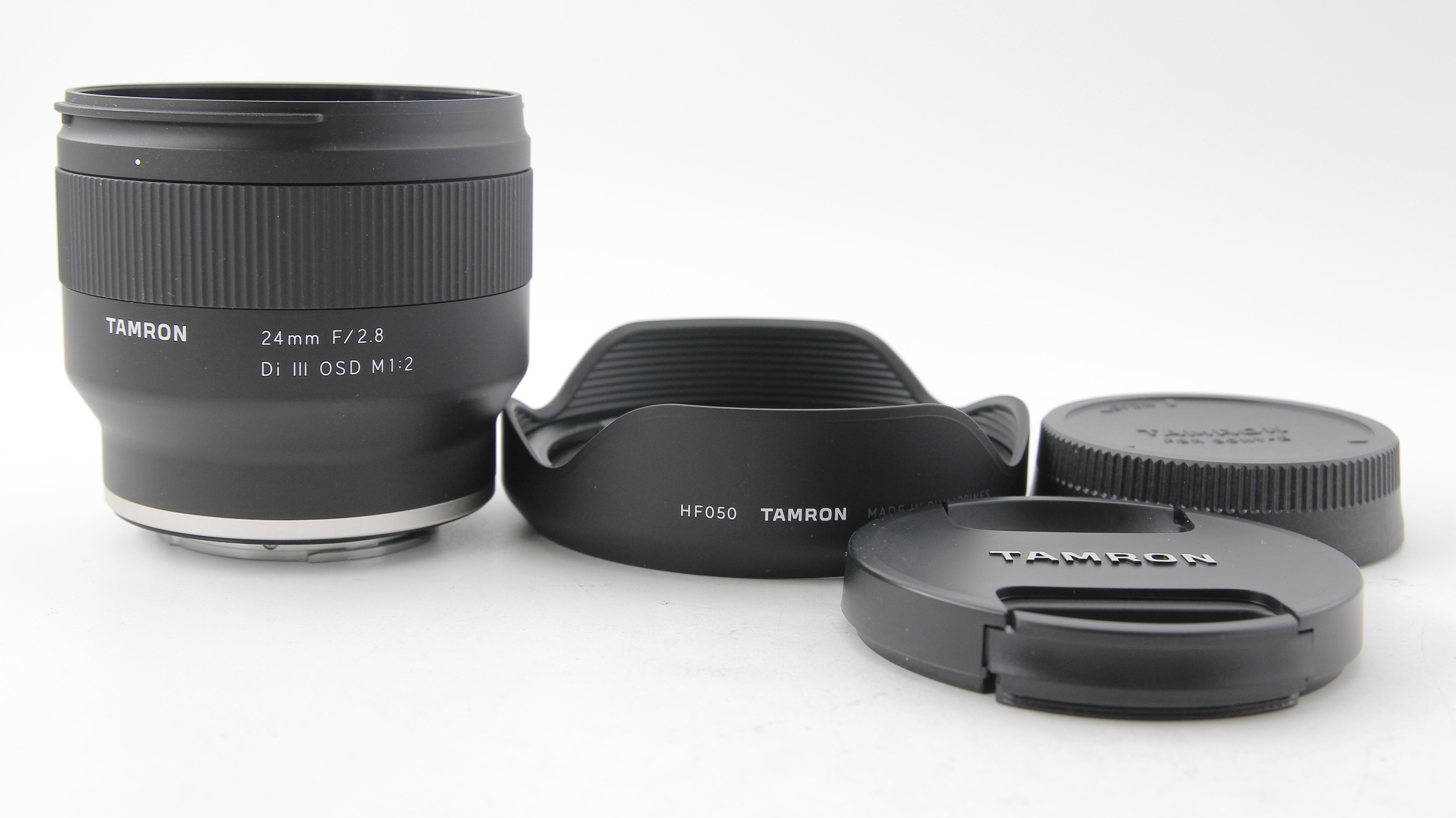 Refurbished Tamron 24mm F/2.8 Di III OSD M1:2 Lens for Sony E-Mount - Wide-Angle Prime Lens for Landscape, Street & Low-Light Photography