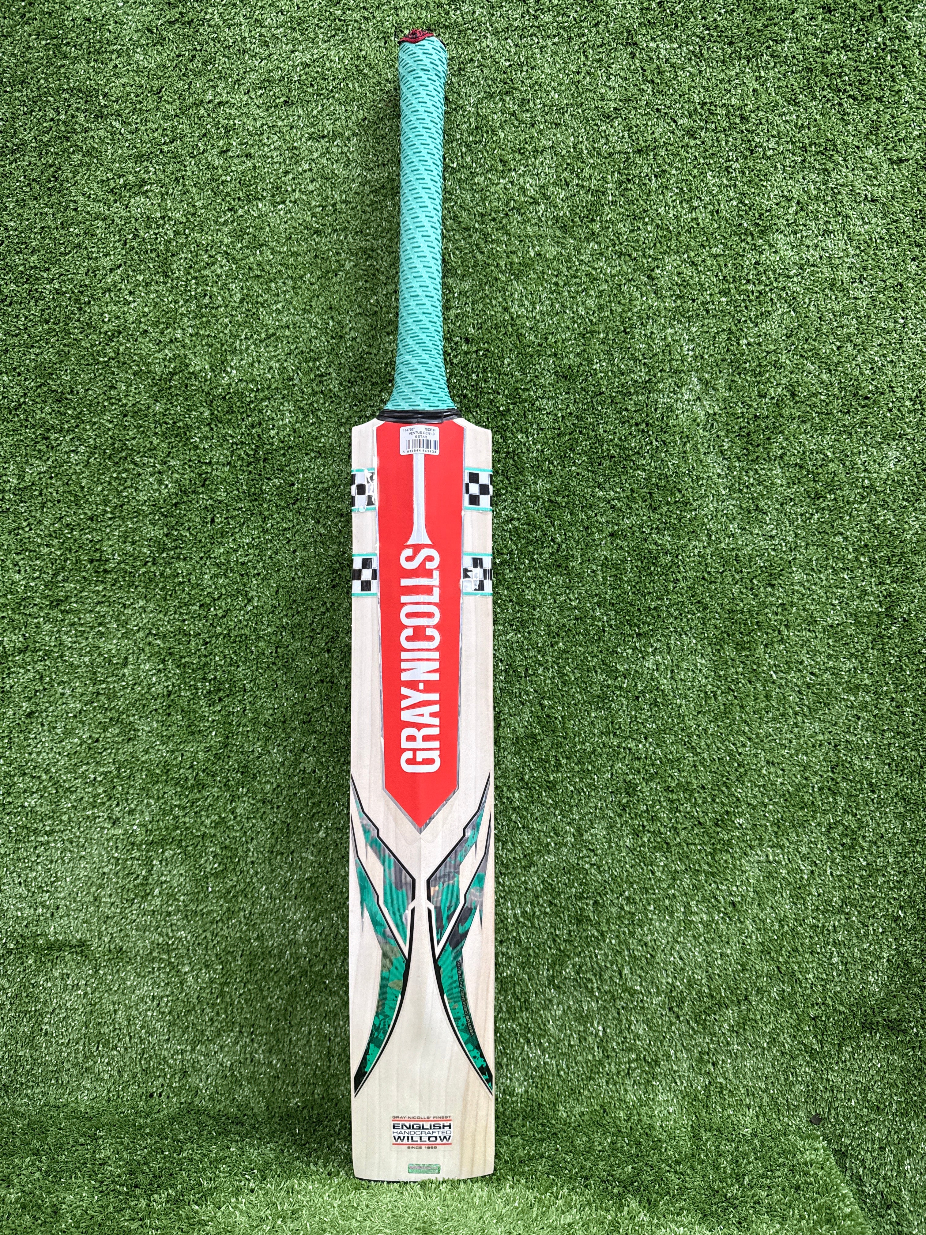 Gray Nicolls Ventus 1.0 5 Star Harrow English Willow Cricket Bat - Premium Cricket Equipment for Professional & Club Players - Perfect for Matches, Training & Competitive Play