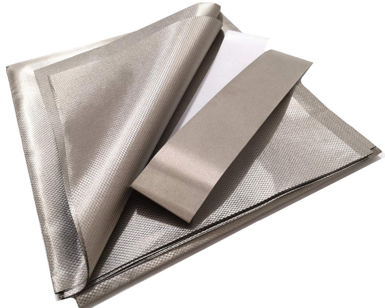 RFID Shielding Fabric - Blocks WiFi & RF Signals, Anti-Radiation EMF Protection with Conductive Copper/Nickel (197