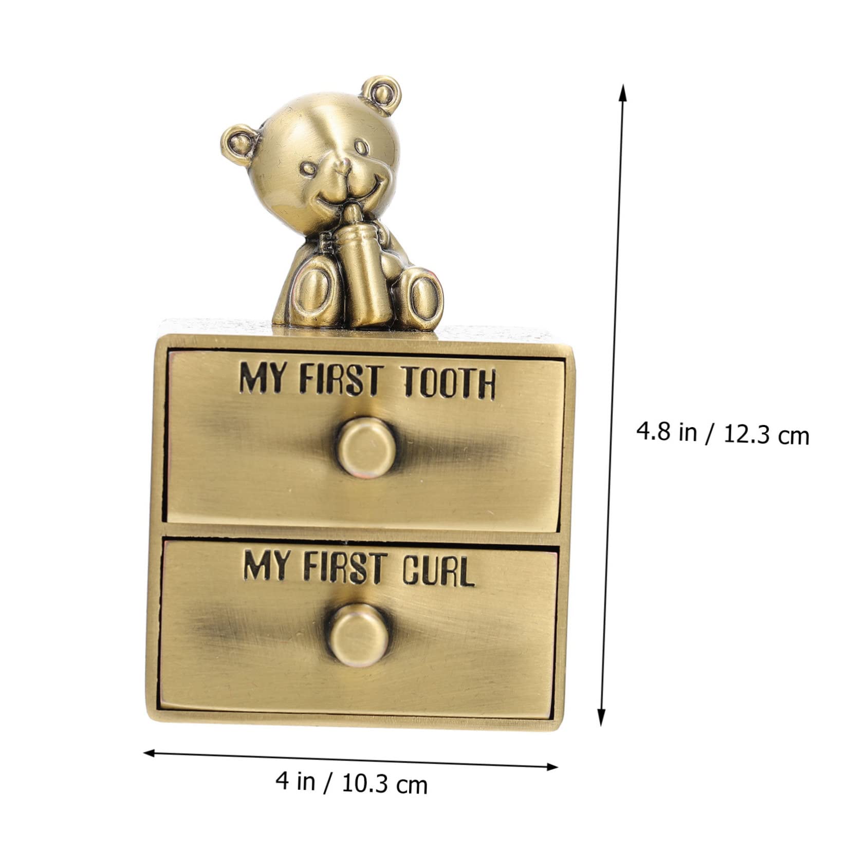 HEMOTON 8-Piece Baby Tooth Keepsake Box - European Style Christening Gift for Boys & Girls | First Tooth Loss Memory Box for Kids