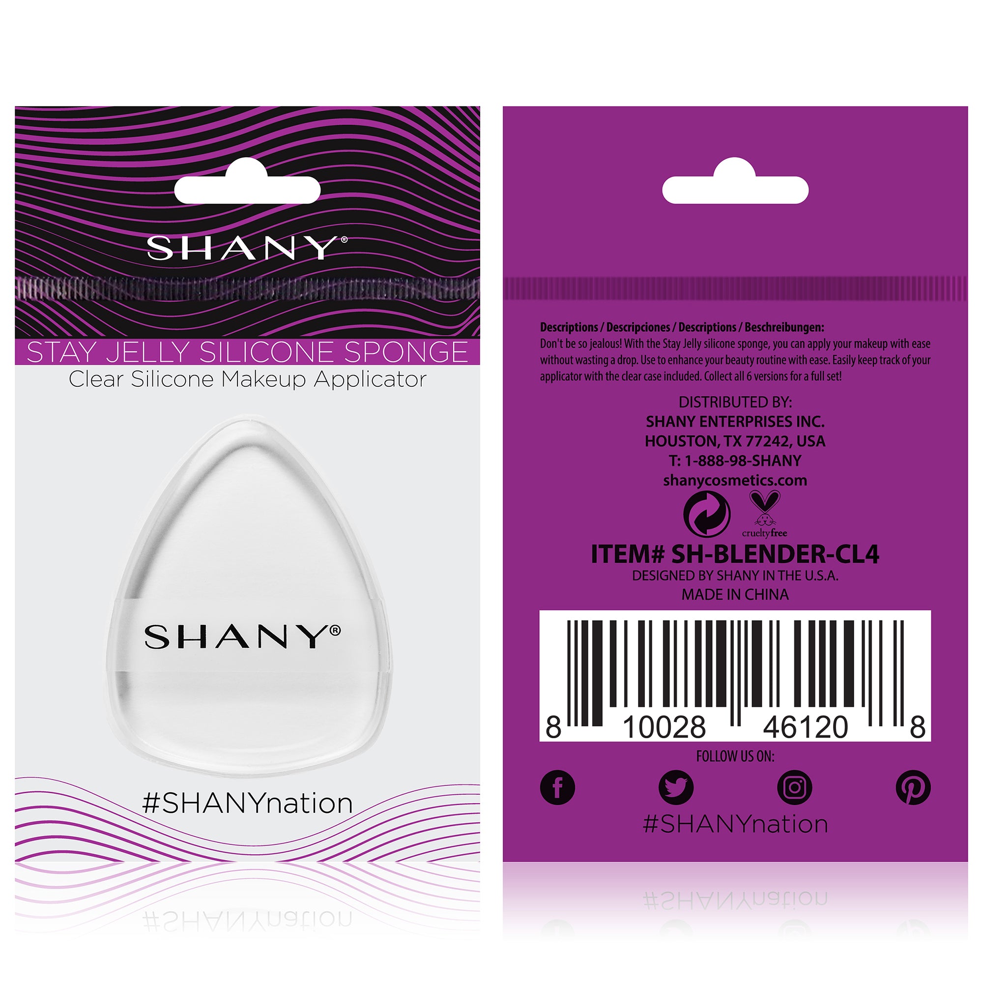 Stay Jelly Silicone Blender Sponge Set - Soft Makeup Sponge for Flawless Foundation Application - Perfect for Liquid, Cream & Powder Cosmetics - Home & Travel Beauty Essential
