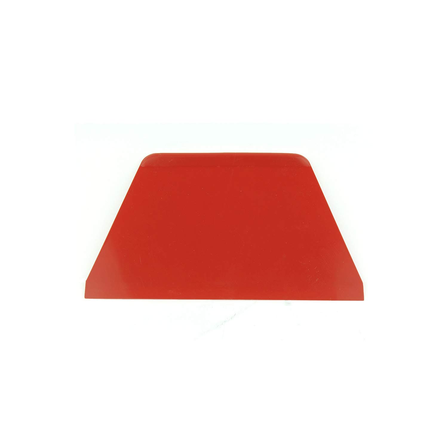 8.5 x 5 Inch Red Poly Dough Scraper - Multi-Purpose Kitchen Tool for Baking, Cooking & Pastry Making (Red/Ivory/White Options)