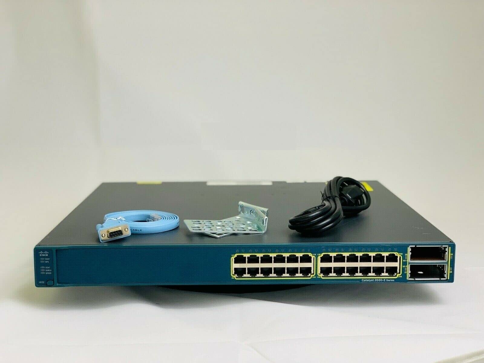 Cisco WS-C3560E-24TD-S 24-Port Gigabit Ethernet Switch | 10/100/1000Base-T | Layer 3 Managed Switch for Office, Data Center & Enterprise Networking