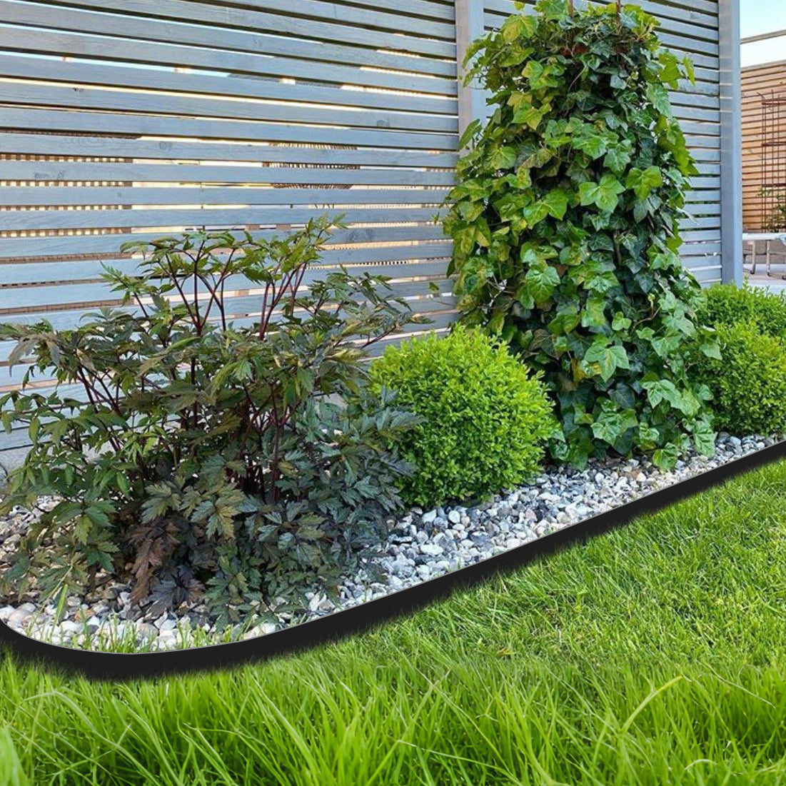 2 Pack Heavy Duty Corten Steel Landscape Edging - Durable Waterproof Garden Borders for Flower Beds, Walkways & Driveways | Rust-Resistant Outdoor Yard Edging
