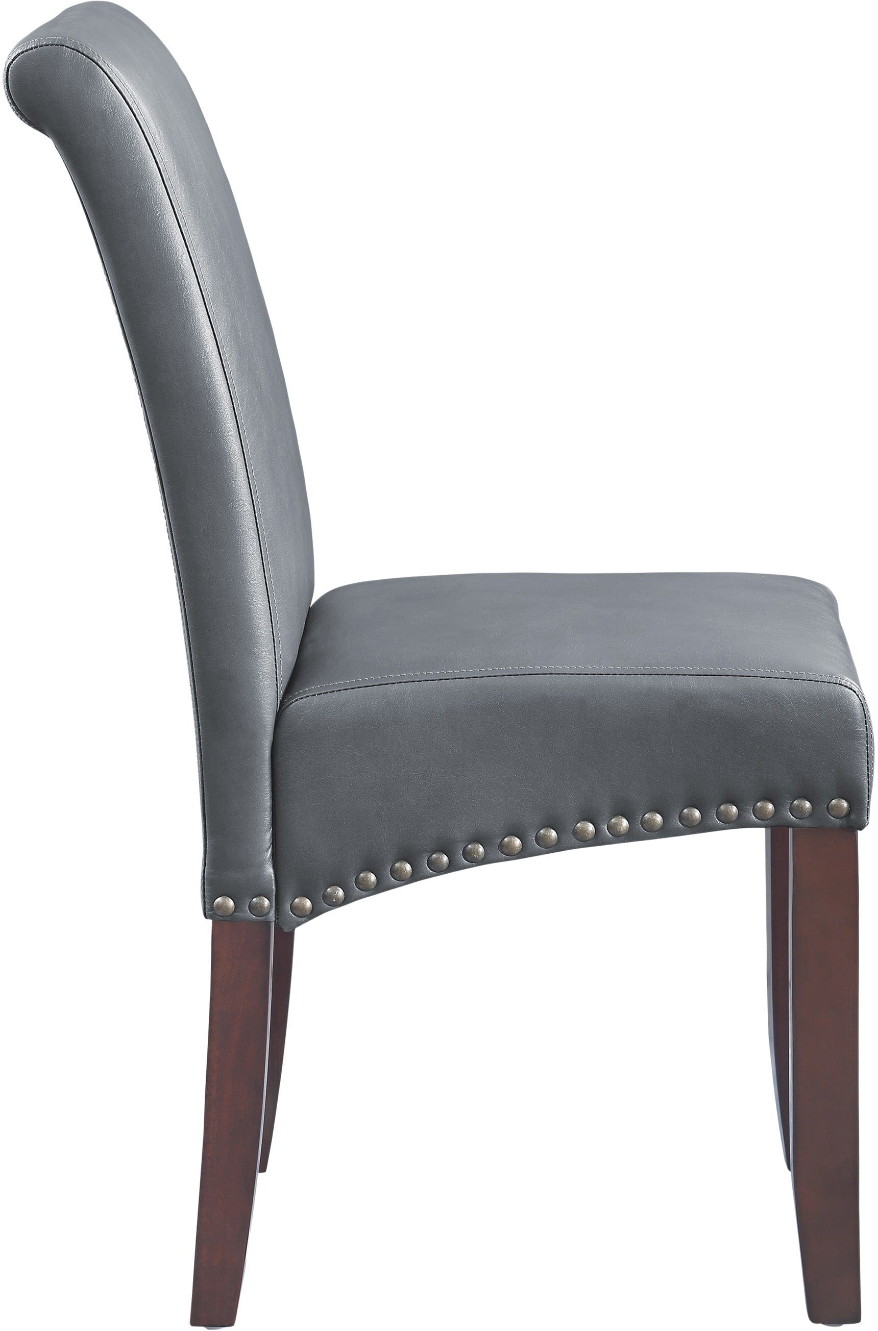 Office Star Parsons Dining Chair - Modern Wooden Dining Chair with Upholstered Seat [MET87] - Perfect for Kitchen, Dining Room, and Office Use