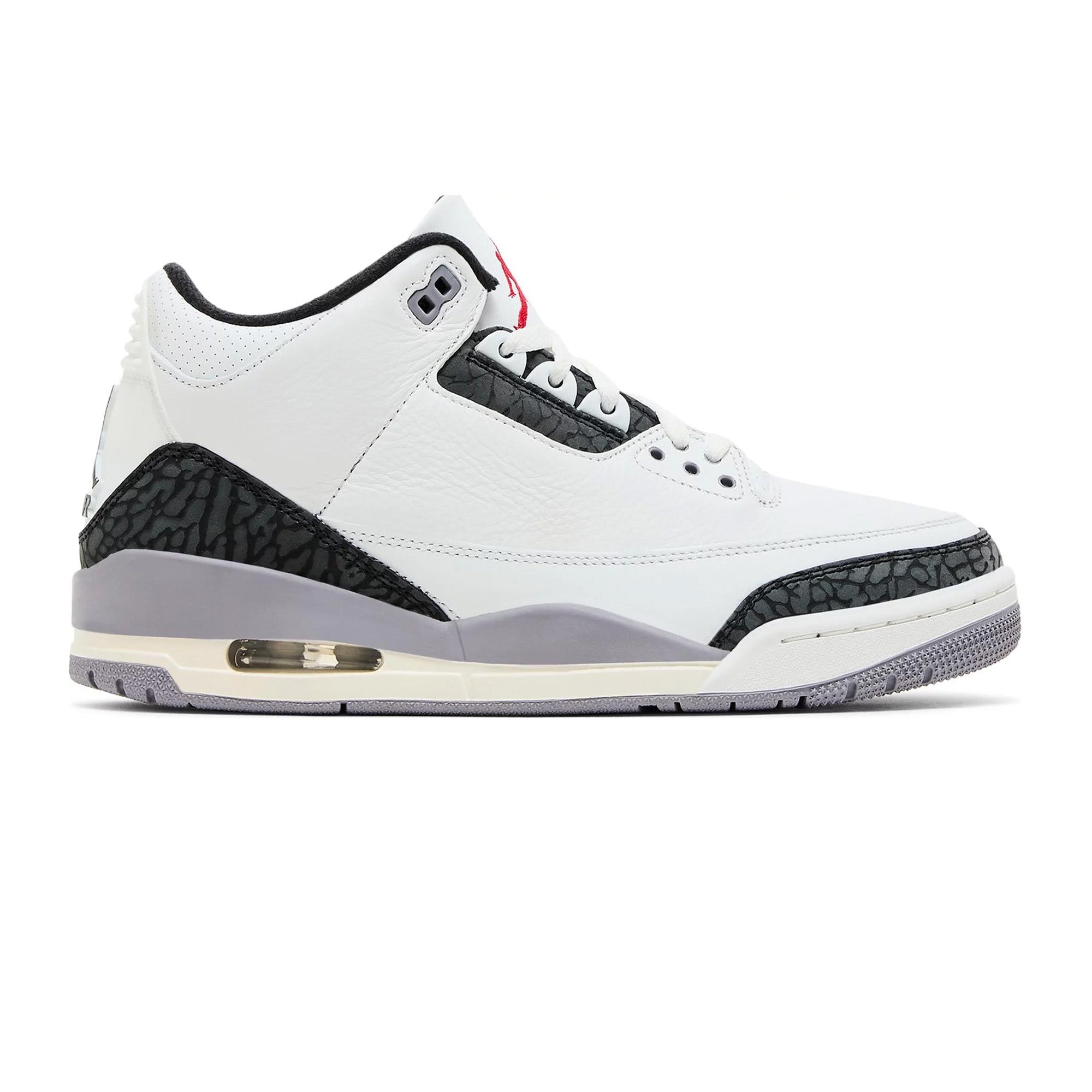 Air Jordan 3 Retro 'Cement Grey' Sneakers (2024) - Men's Basketball Shoes for Court Performance & Streetwear Fashion