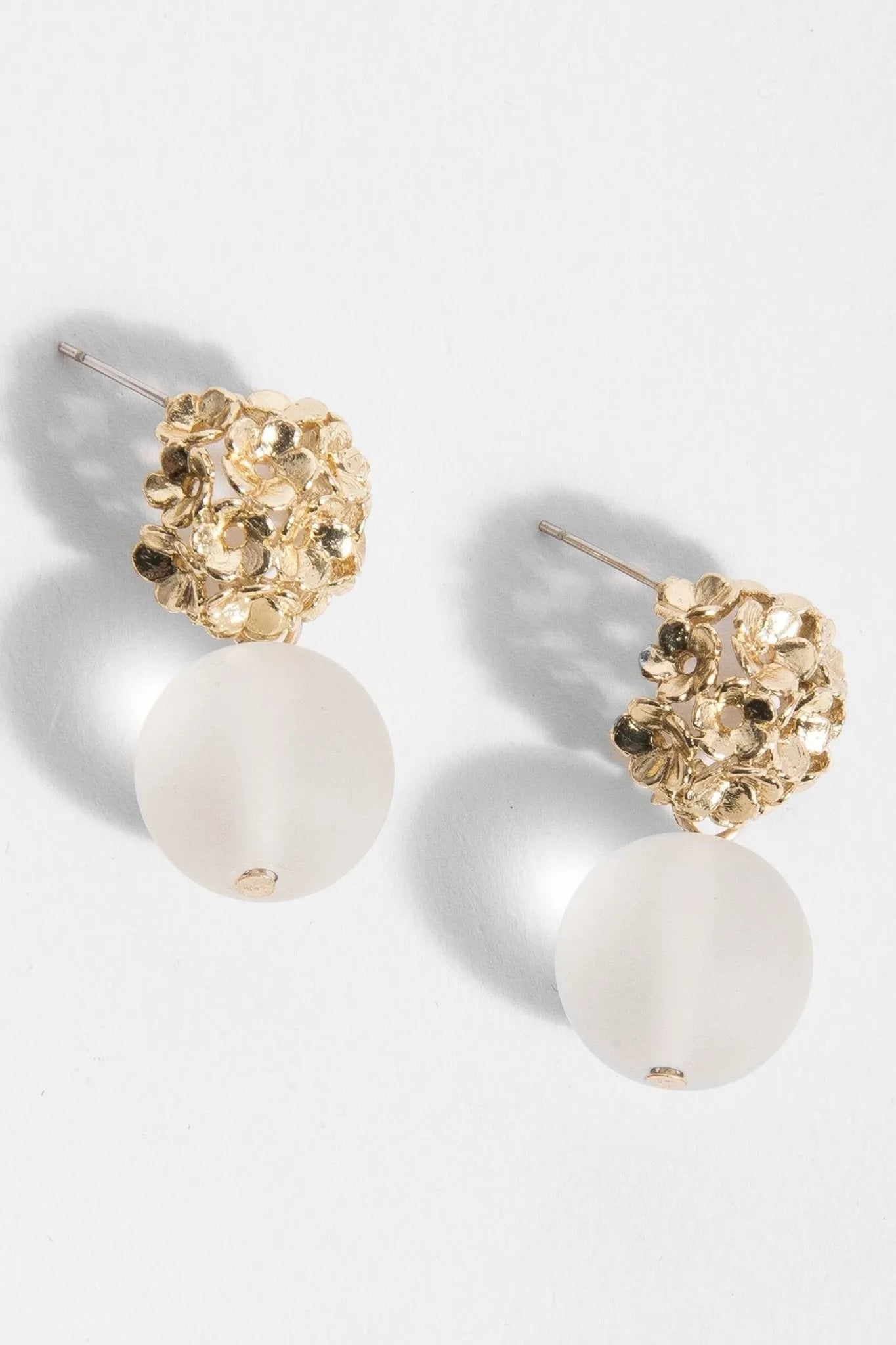 Global Garden Drop Earrings - Elegant Floral Dangle Earrings for Women | Perfect for Weddings, Parties & Everyday Wear