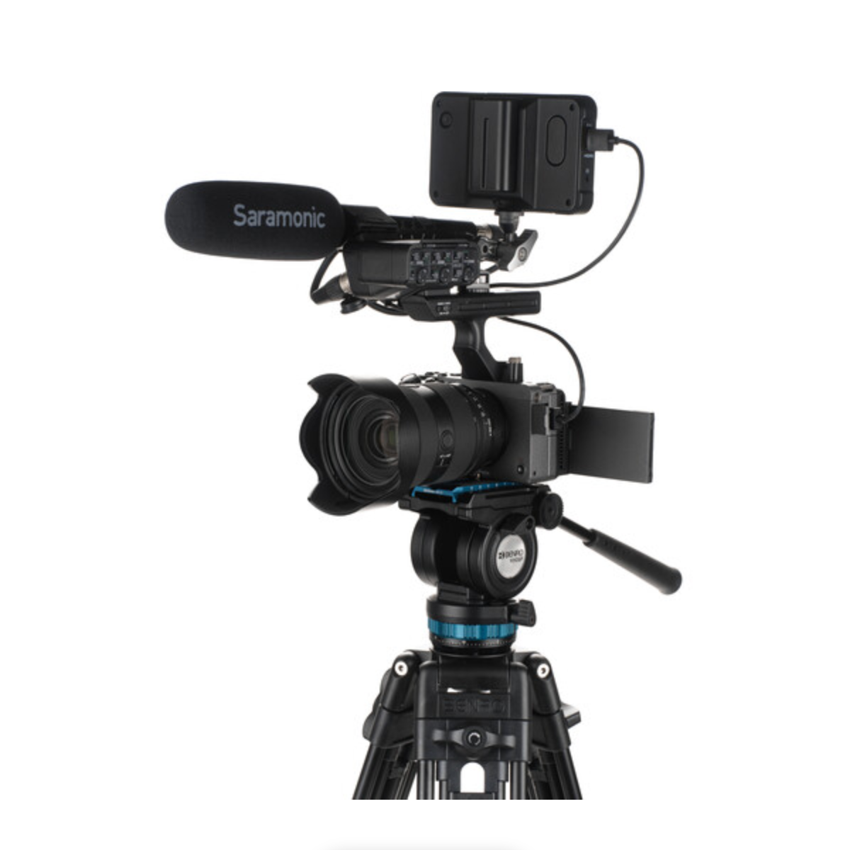 Benro KH26PC Professional Video Tripod Kit with Fluid Head - 72.6