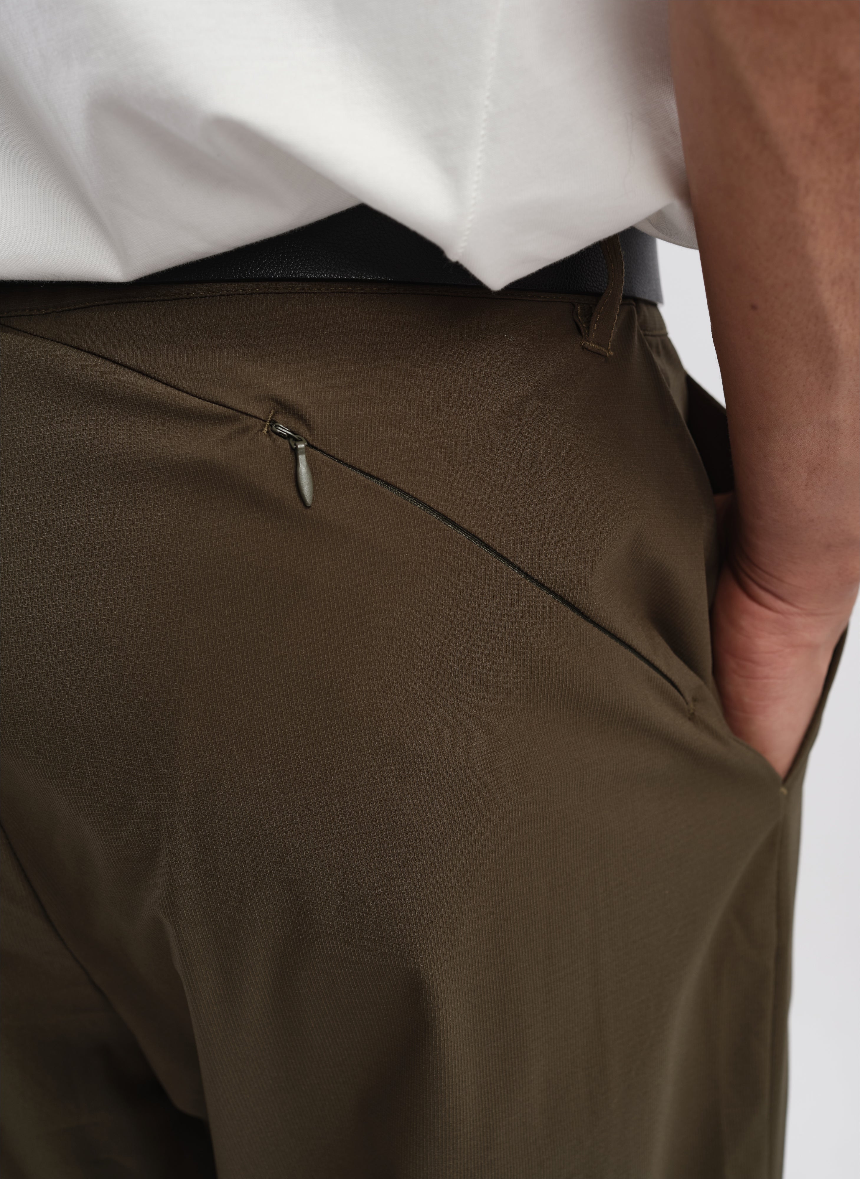 Stylish Mini RipStop Business Pack Slim Tapered Pants for Men - Lightweight Travel & Office Work Pants
