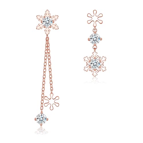 Zirconia Snowflake - Rosegold