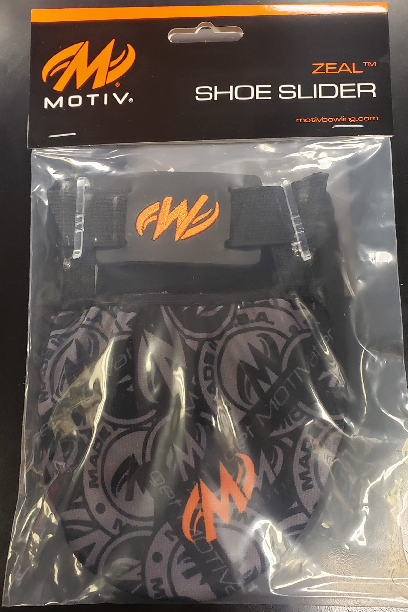 Motiv Zeal Shoe Sliders for Dance & Training - Black Non-Slip Footwear for Hip Hop, Breakdancing & Gym Workouts
