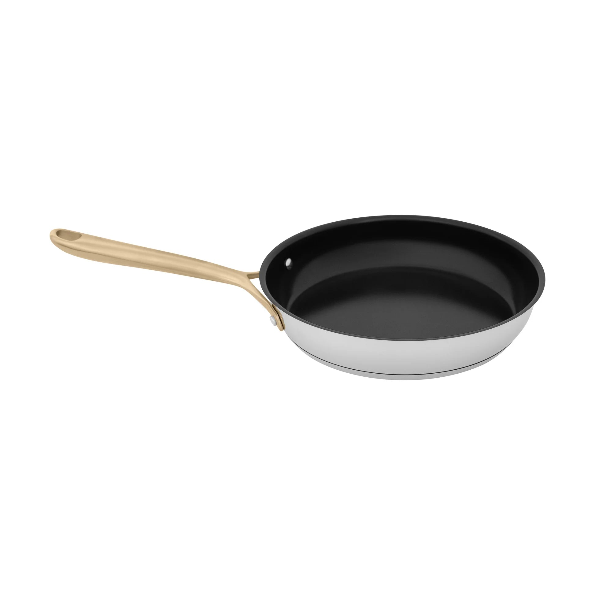 ZLINE 10-Piece Non-Toxic Stainless Steel & Ceramic Non-Stick Cookware Set - Healthy Cooking for Family Meals, Baking & Everyday Kitchen Use (CWSETL NS 10)