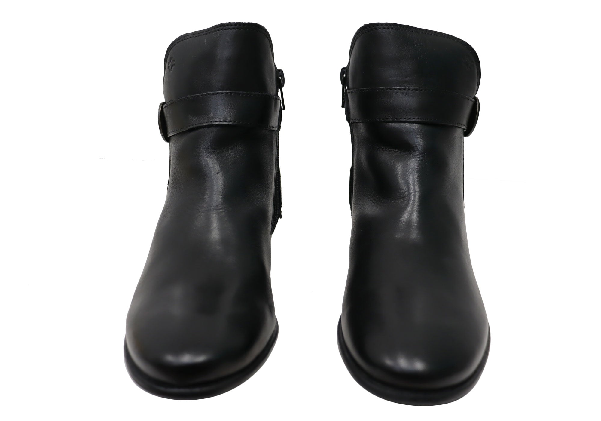 Perlatto Women's Comfortable Leather Ankle Boots - Penny Style Made in Brazil - Perfect for Work, Casual Outfits & Fall Fashion