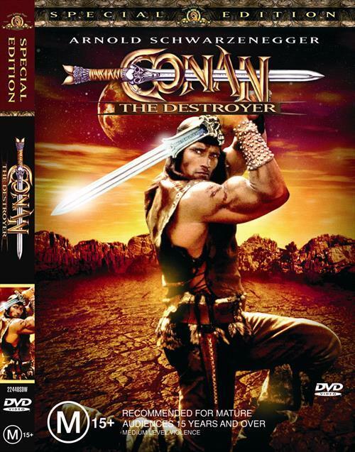 Conan The Destroyer DVD - Classic Fantasy Adventure Movie | Perfect for Movie Nights & Collectors
