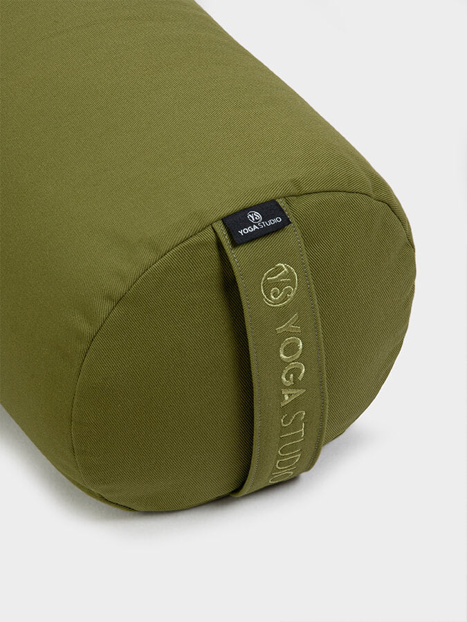 Organic Buckwheat Meditation Bolster Cushion for Yoga & Zen Relaxation - Eco-Friendly Support Pillow for Meditation, Yoga Studio, and Home Decor