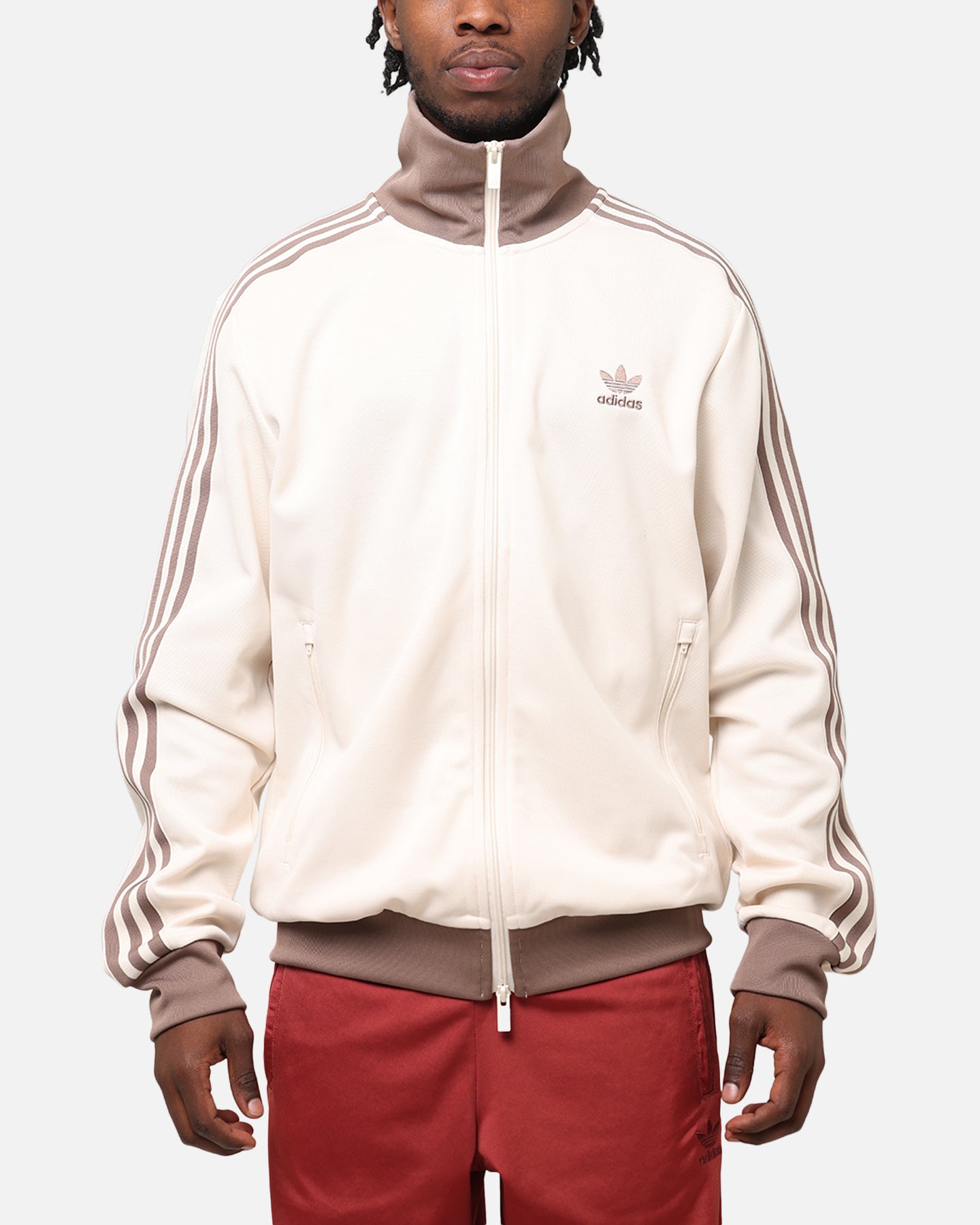 Adidas Adicolor Classics Track Top - Wonder White | Vintage-Inspired Men's & Women's Athletic Jacket for Running, Gym & Streetwear Fashion