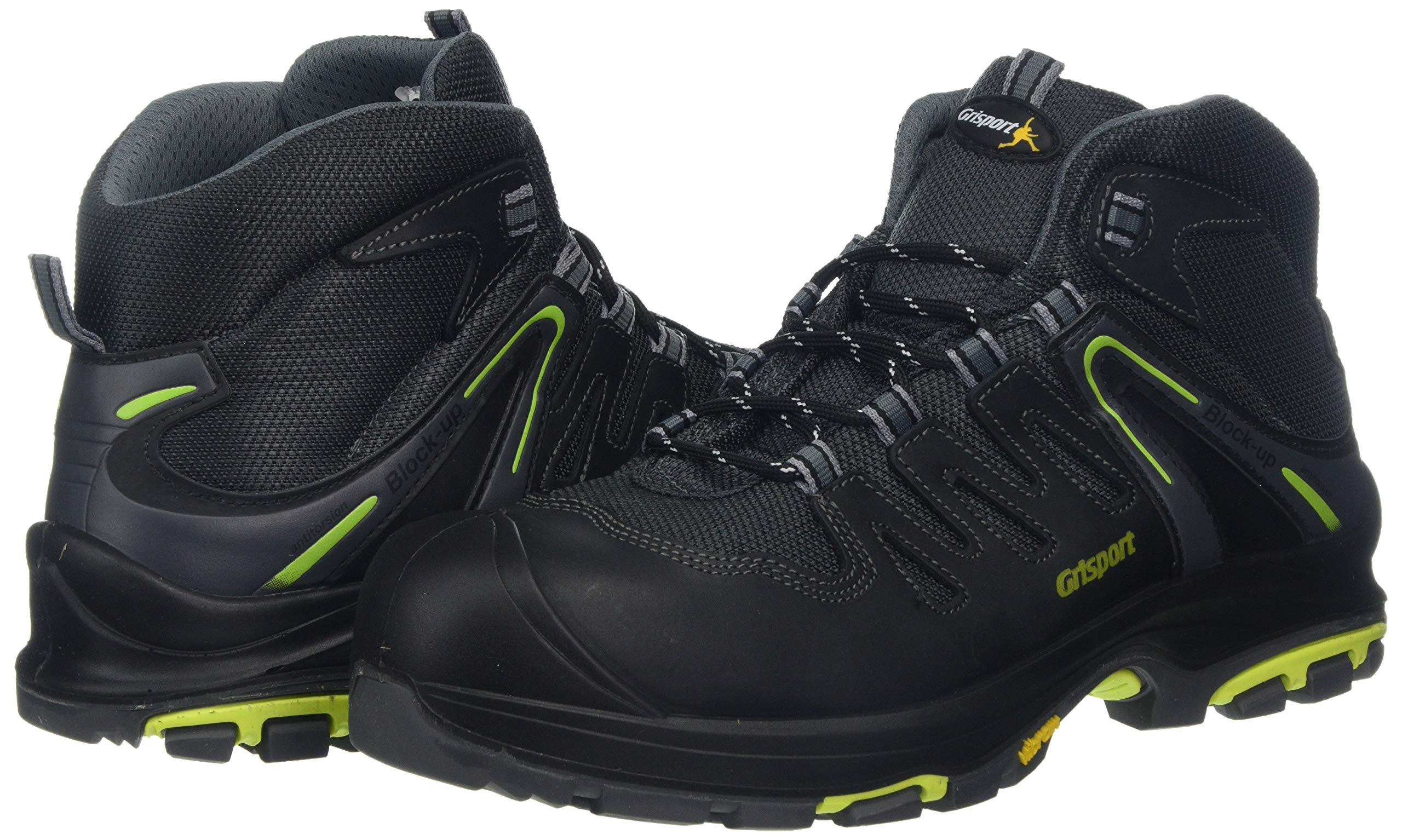 Grisport Men's Safety Work Boots - Steel Toe, Waterproof, Slip Resistant for Construction & Outdoor Work | Heavy Duty Work Shoes for Industrial Jobs & Hiking