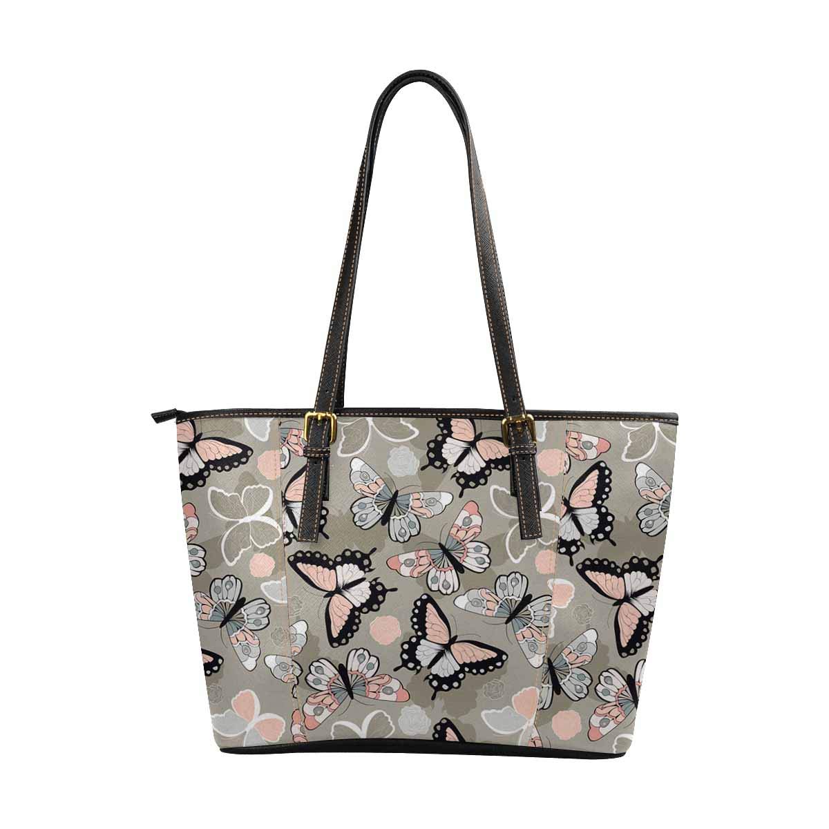 InterestPrint Women's PU Leather Tote Bag - Stylish Top Handle Handbag for Work, Travel & Shopping