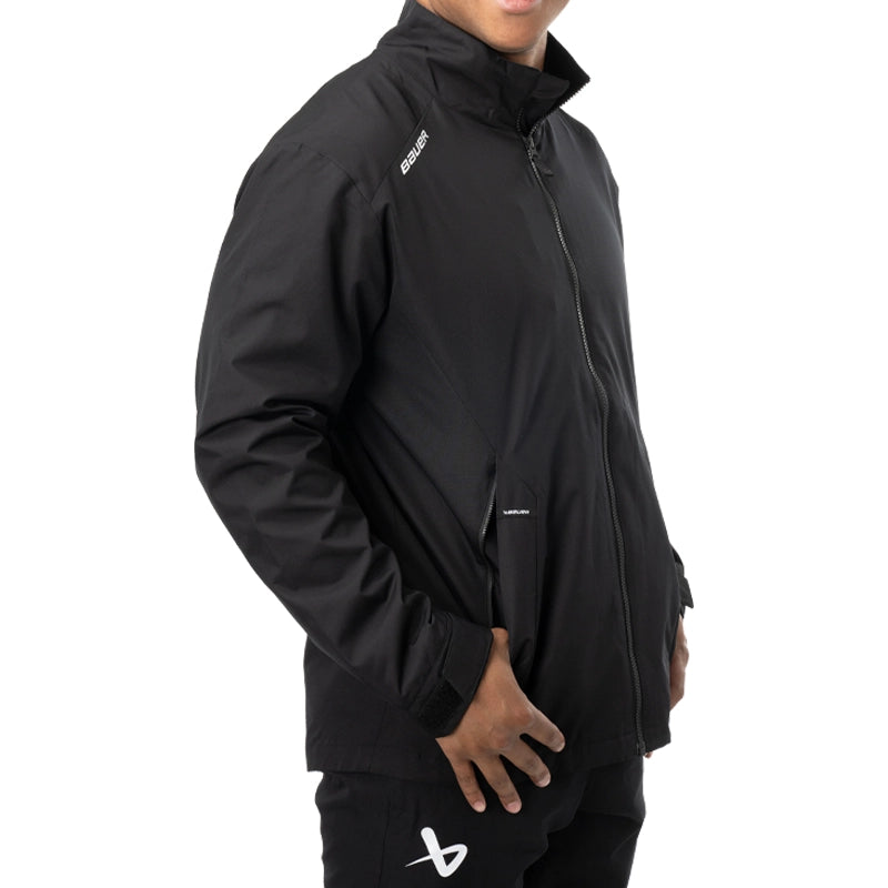 Bauer Team Lightweight Jacket for Men - Waterproof Windbreaker with Hood - Perfect for Hockey, Outdoor Sports & Casual Wear