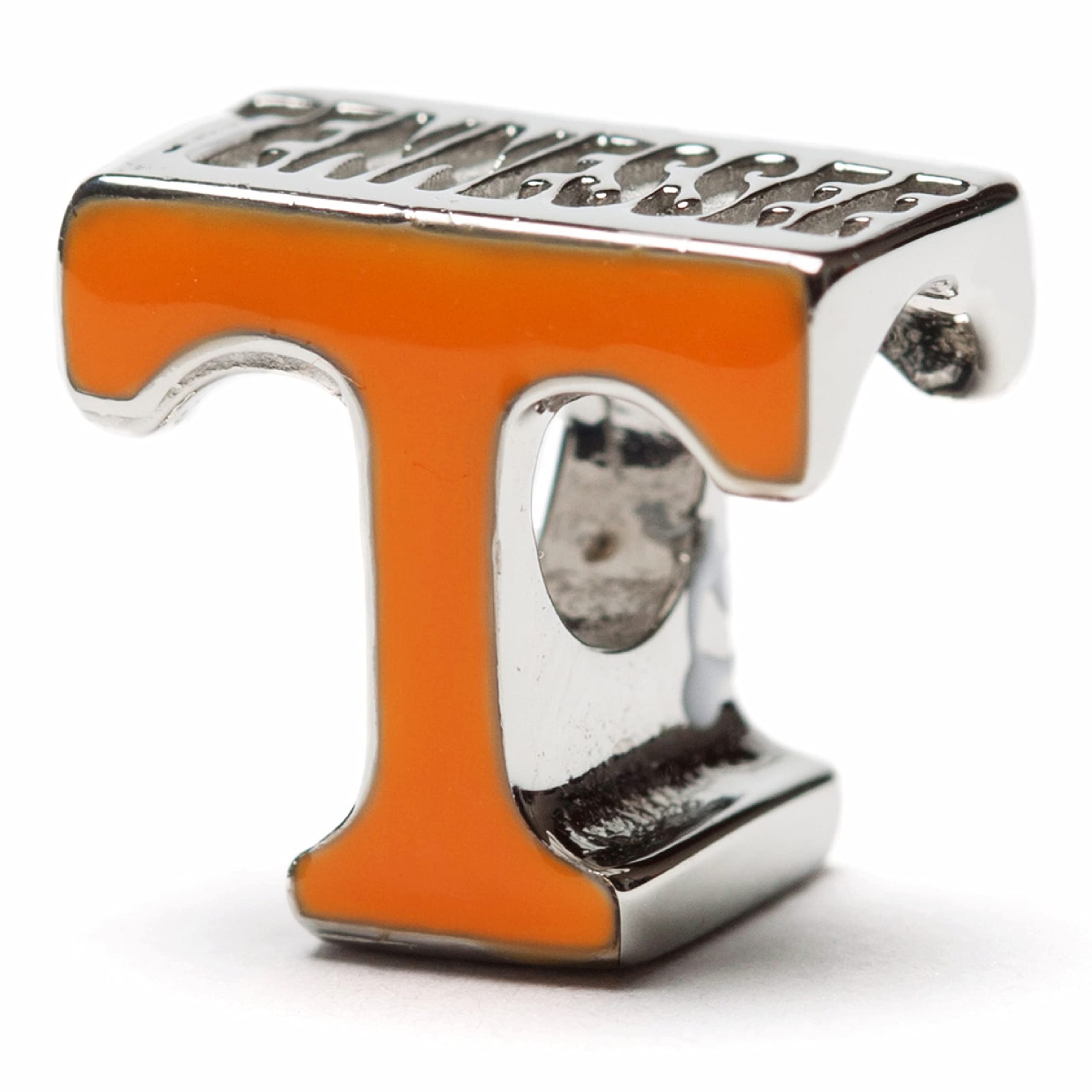University of Tennessee Charm Bracelet - Stainless Steel Volunteer Gifts with Lifetime Guarantee | Officially Licensed Jewelry for Graduation, Game Day & Alumni Events