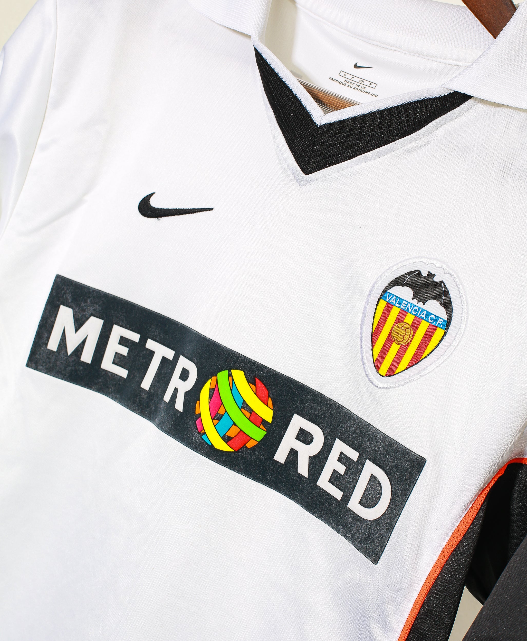2001 Valencia Home #21 Aimar (S) - Authentic Soccer Jersey for Fans & Collectors - Perfect for Matches, Gifts & Memorabilia