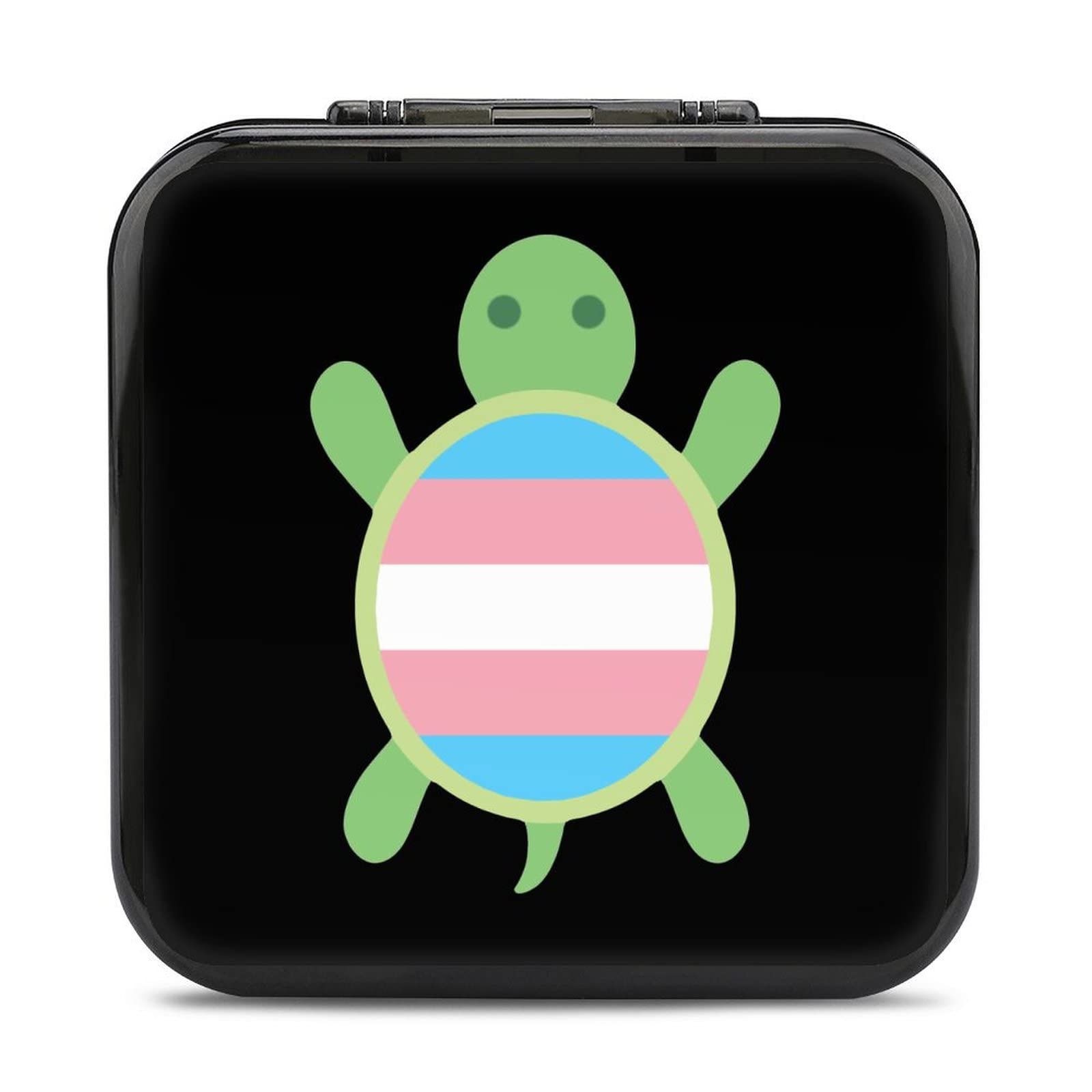 Transgender Pride Flag Nintendo Switch Game Card Case - 24 Slot Holder for Switch Games & Accessories | Perfect for Travel, Gaming Parties & LGBTQ+ Pride Events