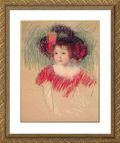 Gold Ornate Wood Frame with Double Matting