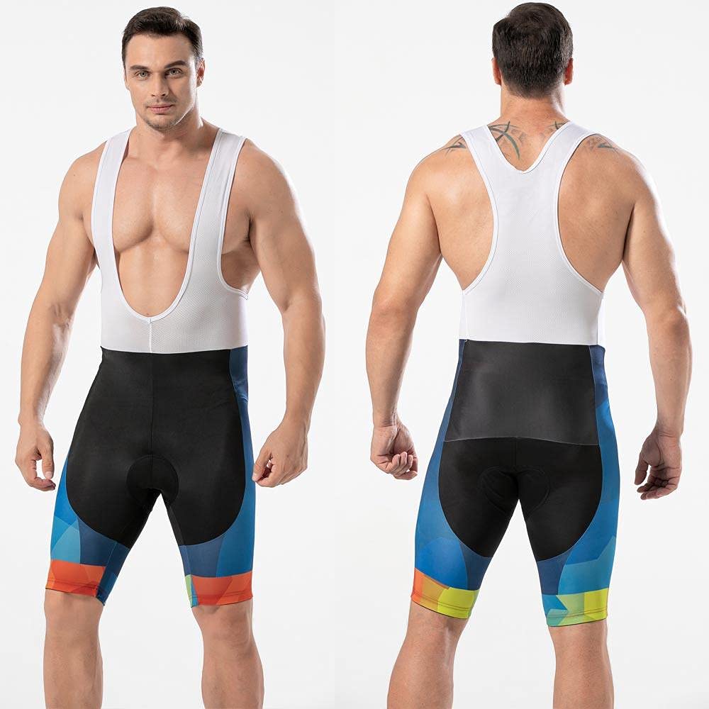 Men's Cycling Jersey & Bib Shorts Set - Quick-Dry, Full-Zip Road Bike Clothing Kit for Mountain & Road Biking | Perfect for Training, Racing & Outdoor Cycling Adventures