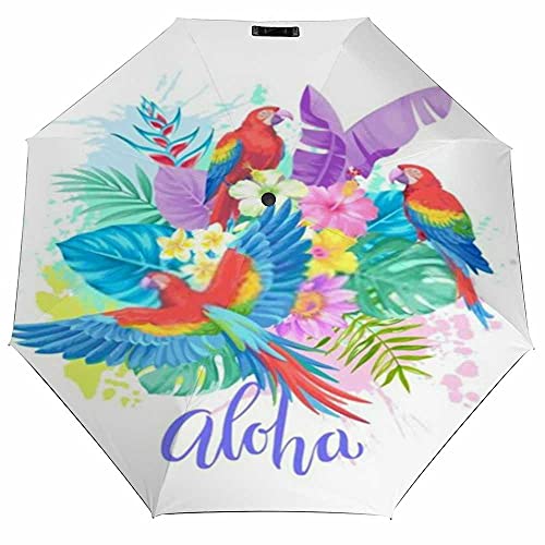 Tropical Summer Arrangement Palm Leaves Flowers