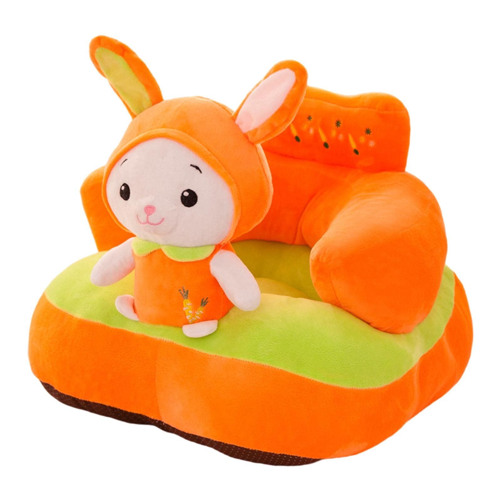 Homyl Cartoon Baby Sofa Cover - Soft Learning to Sit Cushion & Feeding Chair Protector - Toddler Sofa Case Gift (Pig Design) for Nursery, Playroom & Daycare