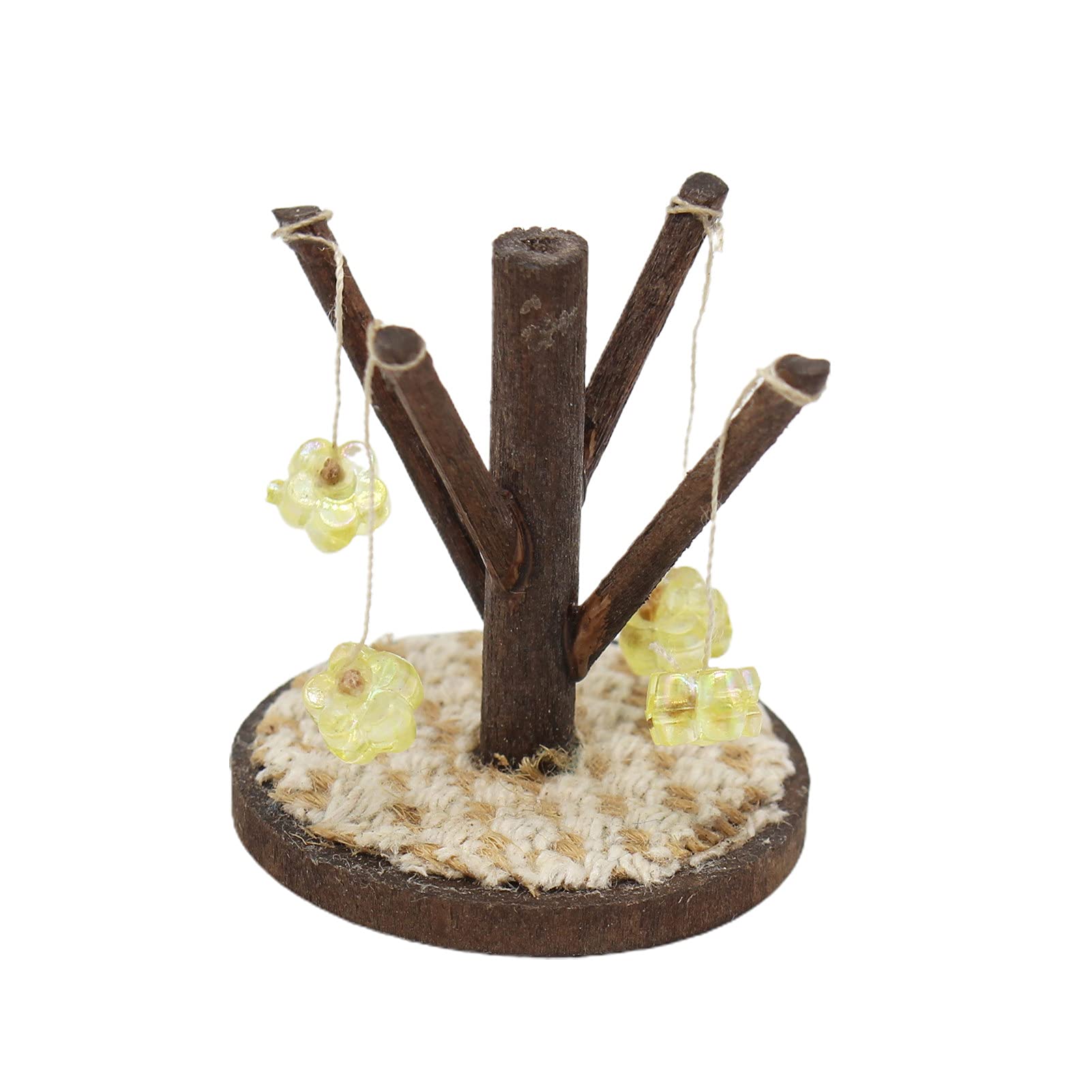 JIDOANCK Miniature Doll House Wooden Cat Scratching Post - Realistic Pet Toy for Role Play, DIY Dollhouse Furniture & Scene Accessories - Perfect Gift for Cat Lovers & Miniature Collectors (Great for Home Decor, Themed Displays & Creative Play)