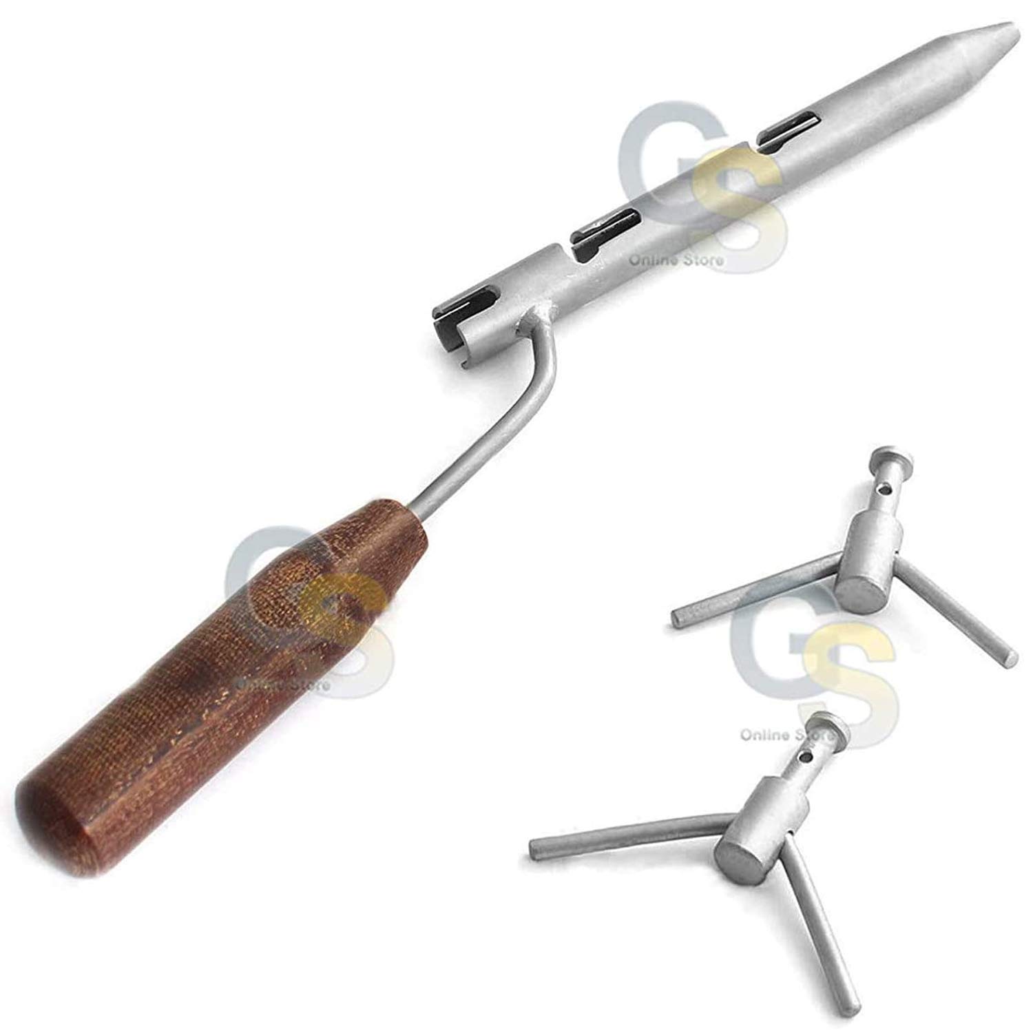 G.S Orthopedic Wire Tightener - Surgical Bone Fracture Fixation Tool for Orthopedic Surgery & Medical Procedures | Durable Stainless Steel Wire Tightening Instrument for Hospitals & Clinics