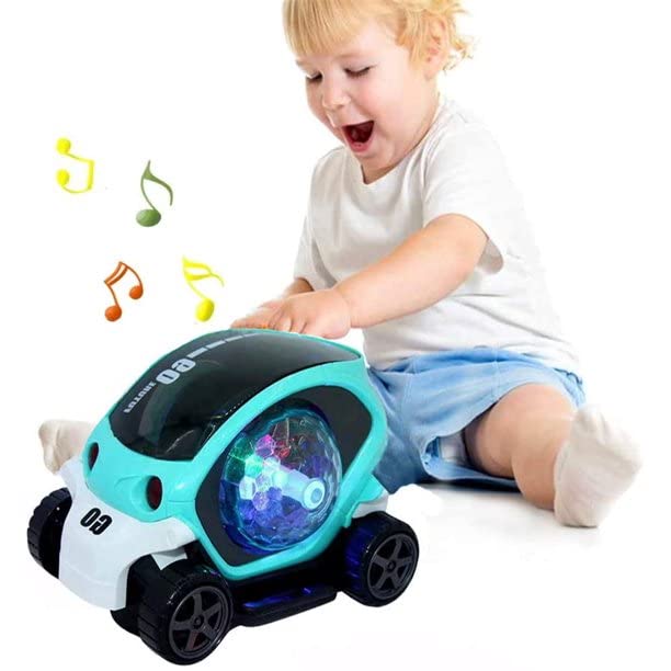 Multi color, Rotating Stunt Car Toy