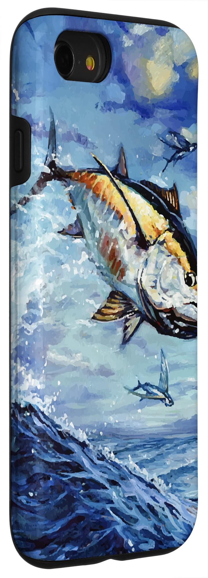 iPhone SE (2020) / 7 / 8 Cute Bluefin Tuna Fishing Case - Durable Protective Phone Cover for Deep Sea Fishing Enthusiasts | Perfect Gift for Anglers & Marine Life Lovers