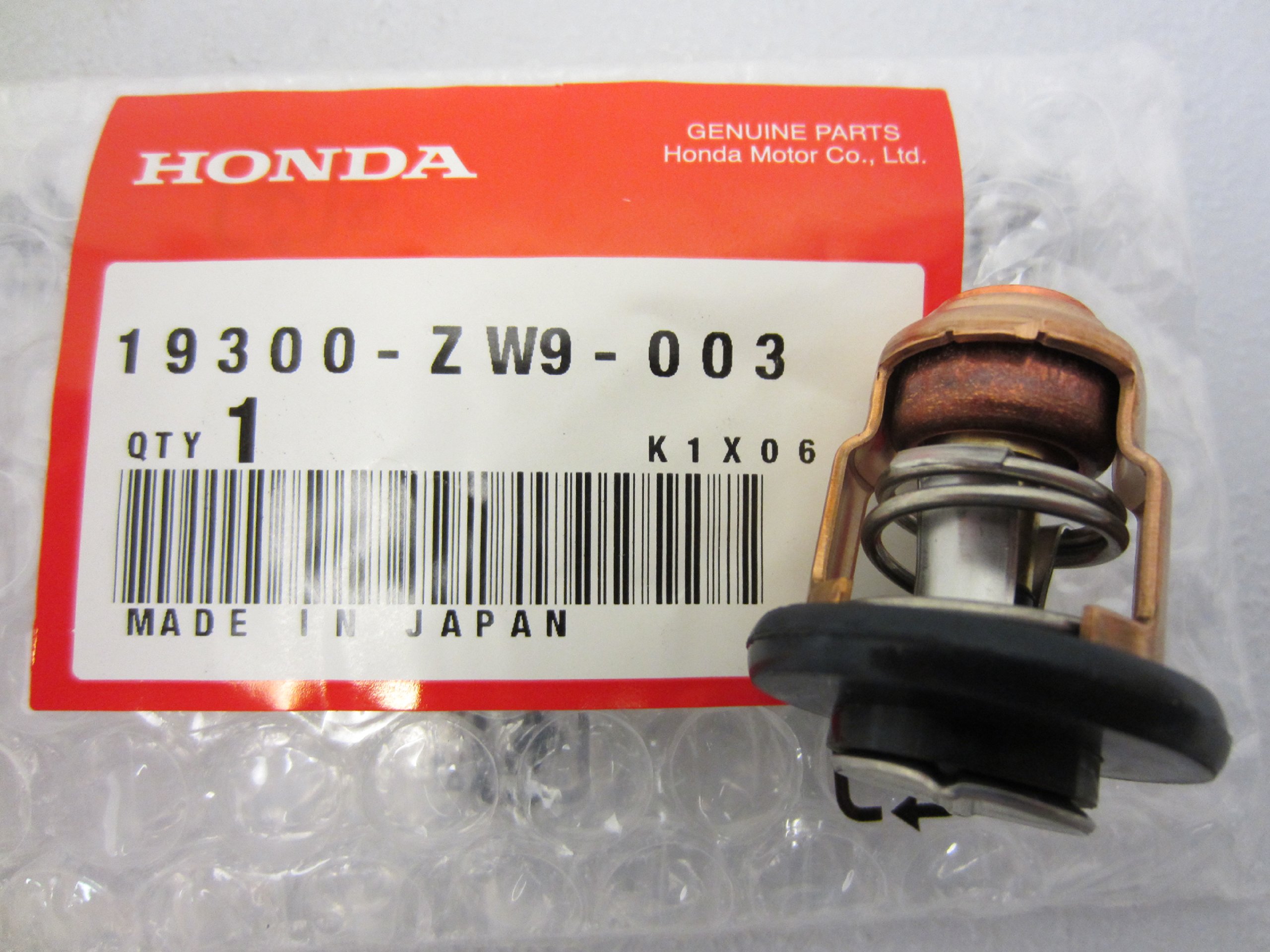 Honda 19300-ZW9-003 Thermostat Assembly - Genuine OEM Replacement Part for Engine Cooling System | Perfect for Honda Civic, Accord, CR-V Maintenance & Repair
