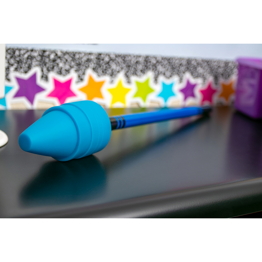 Blue Crayon Hand Pointer - Teacher Classroom Pointer Stick for Presentations, Reading & Interactive Learning - Perfect for Teachers, Presenters & Kids