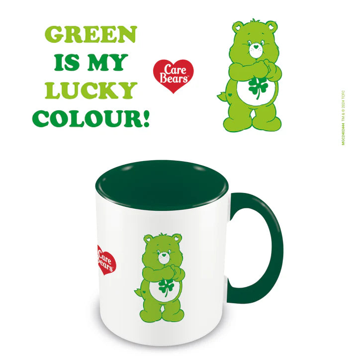 Care Bears Good Luck Bear Colorful Inner Mug - Perfect for Kids' Tea Parties, Birthday Gifts & Collectible Display