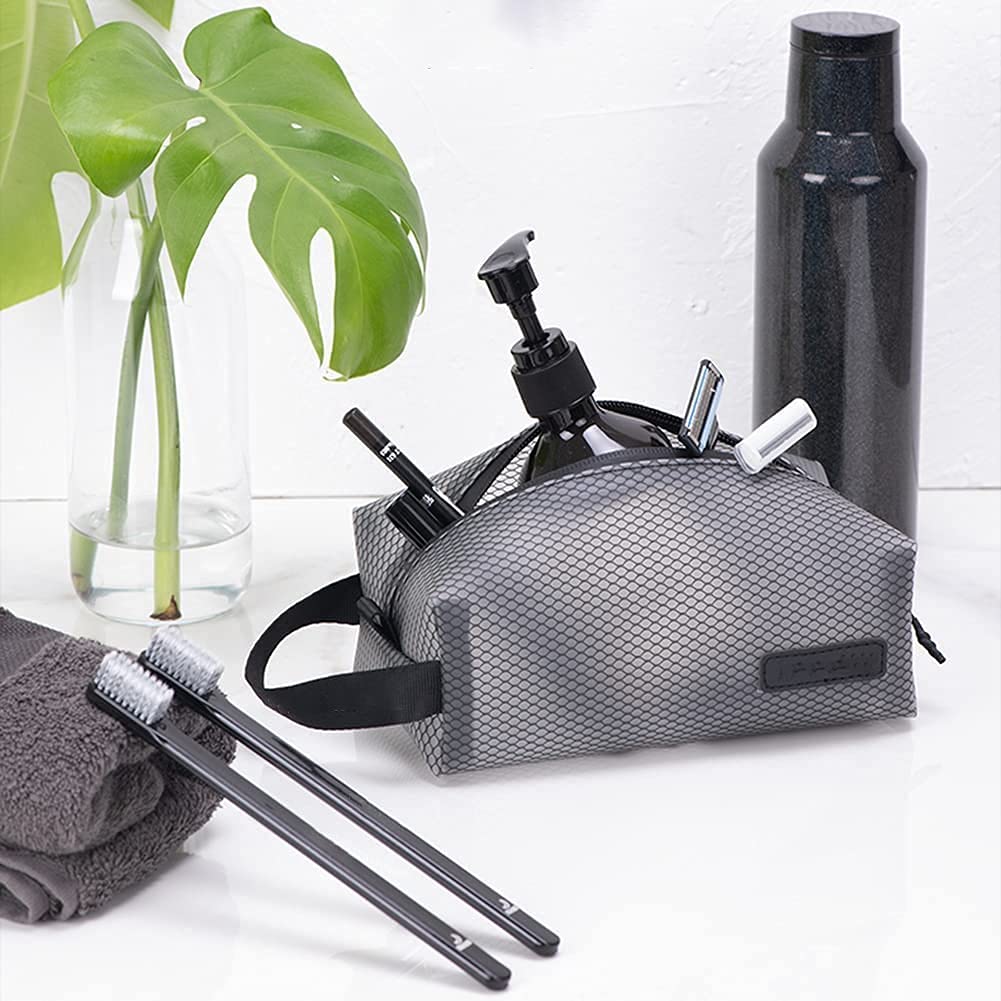 Waterproof Travel Toiletry Bag with Neodymium Magnets - Portable Cosmetic Organizer for Bathroom, Gym, Camping & Airplane Carry-On