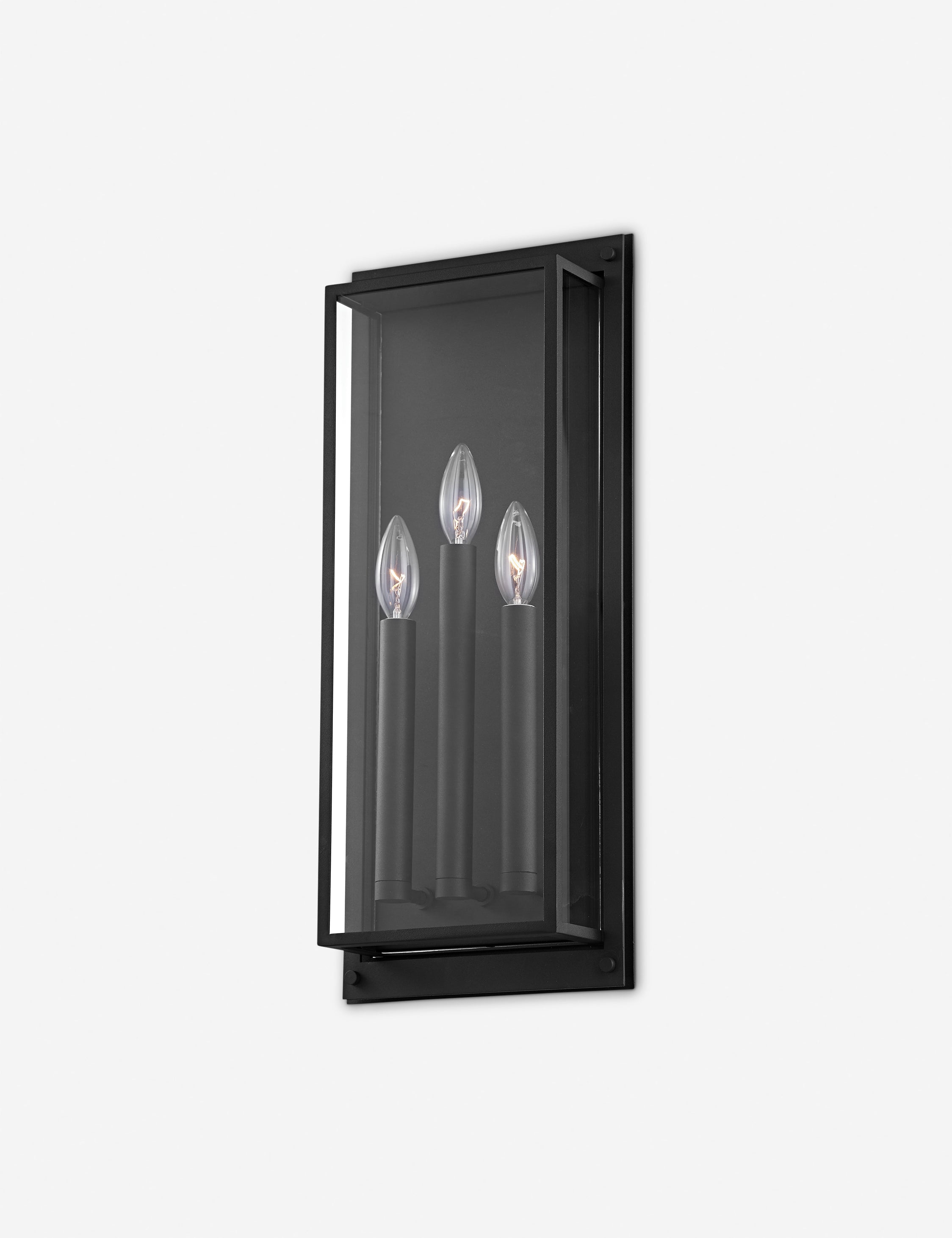 Cliburn Outdoor Wall Sconce Light Fixture - Weatherproof Exterior Lighting for Patio, Porch, Garden & Entryway - Elegant Outdoor Wall Lamp with Durable Metal Construction
